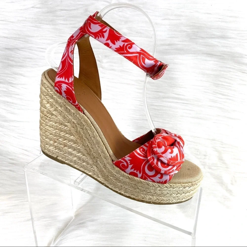 Marc‎ Jacobs Espadrille Sandals Red Floral Size39